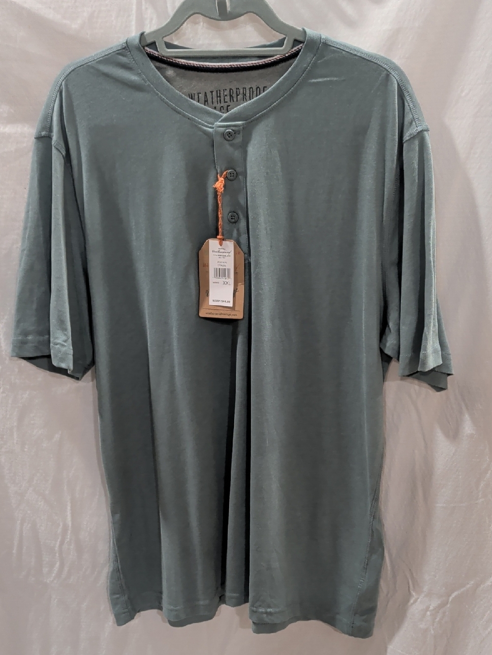 Weatherproof Henley Tee NWT